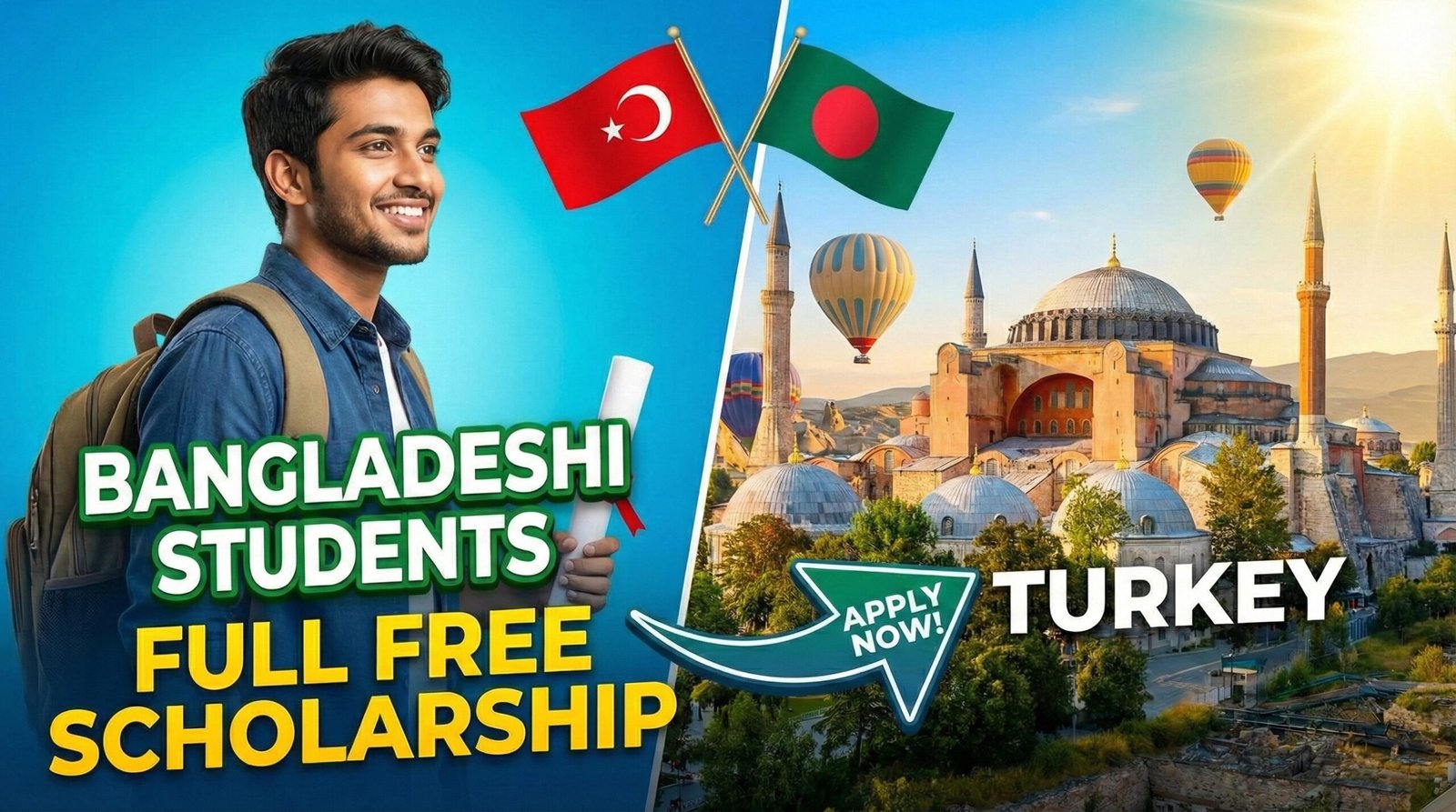 Full Free Scholarship for Bangladeshi Students in Turkey (2026-2027) 1 Full Free Scholarship for Bangladeshi Students in Turkey