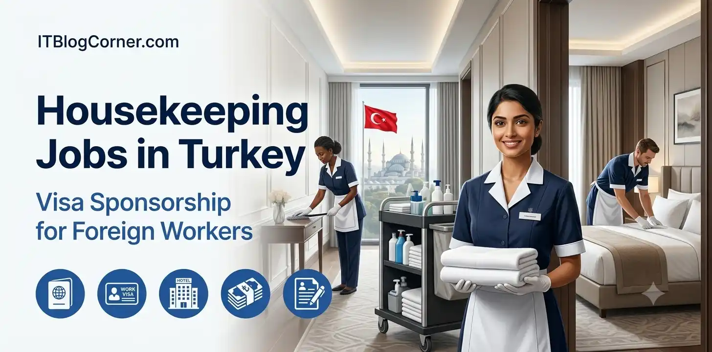 Housekeeping Jobs in Turkey for Foreigners with Visa Sponsorship: Complete Guide 1 Housekeeping Jobs in Turkey for Foreigners with Visa Sponsorship